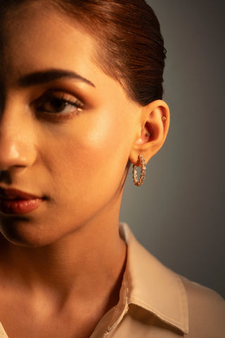 Classic Diamond Hoops - Noor Monnoo