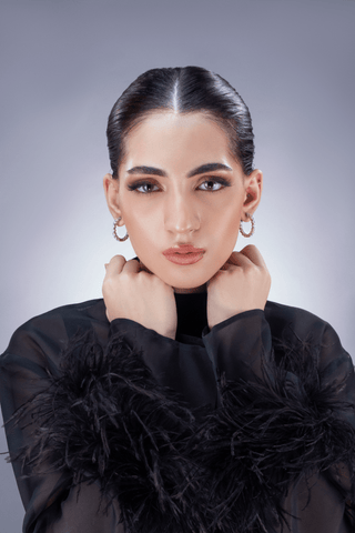 Classic Diamond Hoops - Noor Monnoo